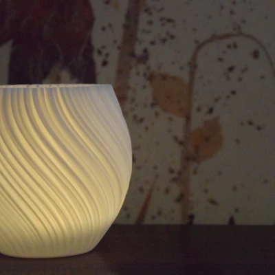 Pellucid Sweep (Đế nến tealight - chế độ "vase mode")