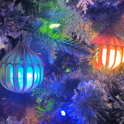 Quả cầu Giáng sinh LED tự in 3D điều khiển bằng Arduino