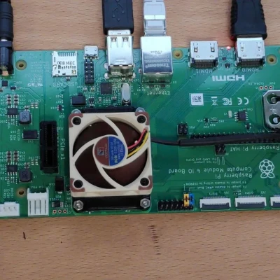Raspberry Pi CM4 fan bracket