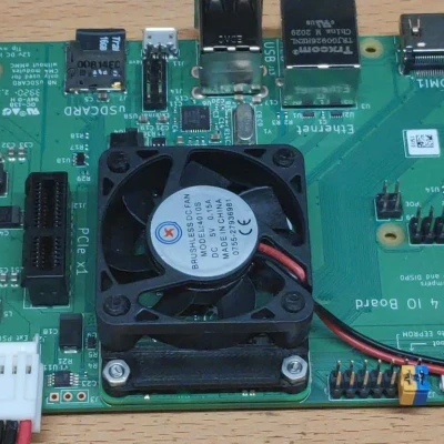 Raspberry Pi CM4 fan bracket