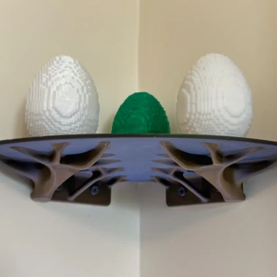 Rooted Shelf: Kệ Góc Vừa Vặn Cho Góc Tường Thực Tế