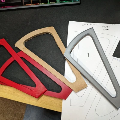 Templates for GEOMETRIC PUZZLE SERVING TRAY