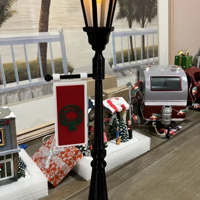 Tiêu đề Cột đèn đường để bàn Giáng sinh Tóm tắt Tiện í