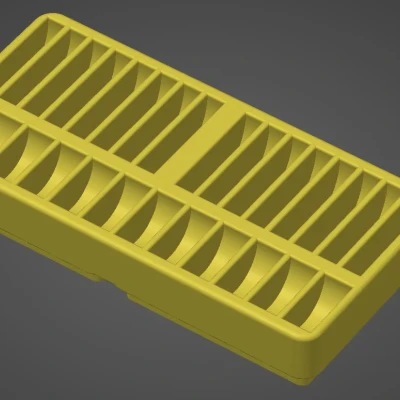 Tiêu đề Giá đỡ pin Gridfinity CR2032 và LR44  - không có văn bả