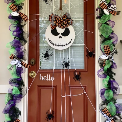 Tiêu đề Jack Skellington Silhouette Tóm tắt Nightmare Before Christmas