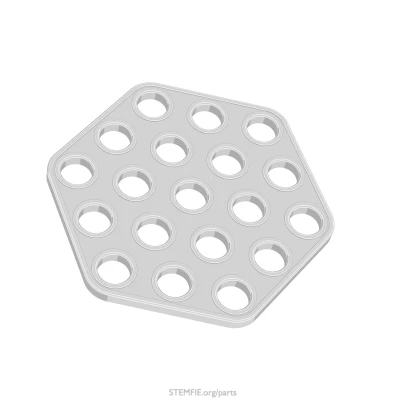Tiêu đề STEMFIE - Bộ phận - Tấm - 6-Hexagonal Tổng hợp Trọn b
