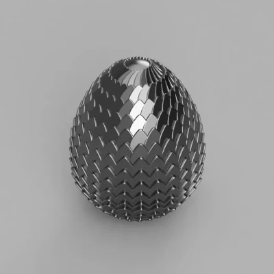 Trứng rồng in 3D với khuôn in được thiết kế sẵn