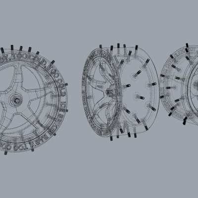 Tự Chế Bánh Xe Gai Băng Cho Xe RC Trục 12mm