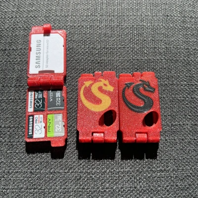 Ví đựng thẻ SD tùy chỉnh cho 4 thẻ micro SD và 1 thẻ SD