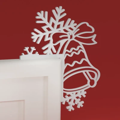 Viền cửa Giáng Sinh 26 - Chuông trang trí Giáng Sinh