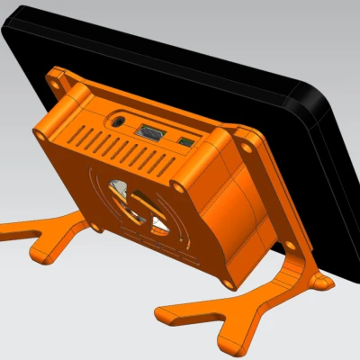 Vỏ case màn hình cảm ứng 7" cho Raspberry Pi 3 (B/B+) + quạt tản nhiệt