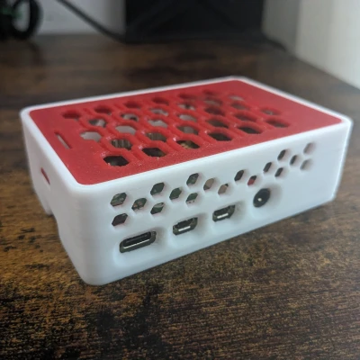 Vỏ Raspberry Pi 4 với luồng không khí bên hông