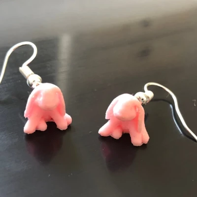 Ducky the lop Eared Bunny Earling