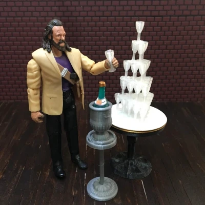 Champagne Xô và đứng (tỷ lệ 1:18)