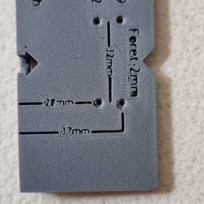 Gabarit Embase 28mm/37mm Hettich