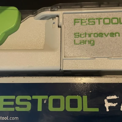 Thẻ trên Festool Systainer tổ chức SYS3 org M 89