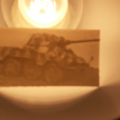 Puma (sdkfz 234/4) litphophane