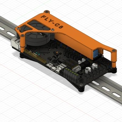 Fly-C8 Stepper Driver Fan Duct 5015/Trình điều khiển và Tản nhiệt