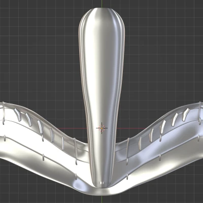 Ferrari SF23 Cánh trước và cánh sau cho mũ