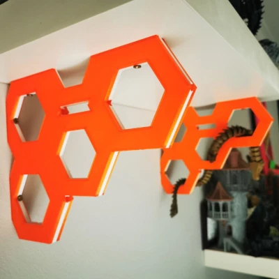 Khung kệ hình lục giác