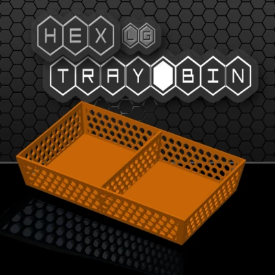 Khay hex/bin lớn w/chia