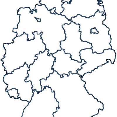 Bản đồ Đức của các quốc gia (Deutschland)