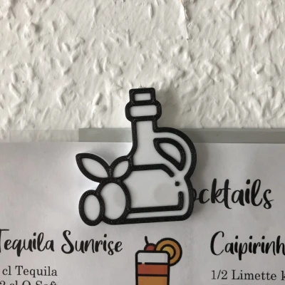 Nam châm nhà bếp cho công thức nấu ăn