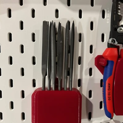 Người giữ nhỏ cho các tập tin để phù hợp với bảng Skadis