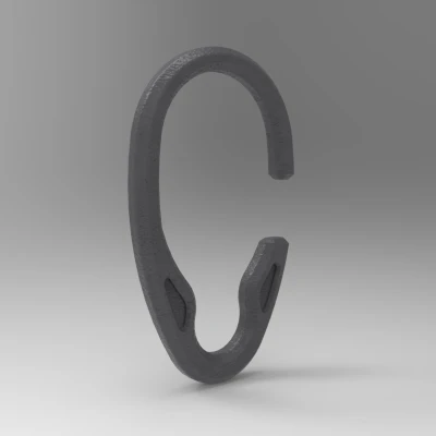 Vòng rèm tắm v2.0, cho midets kim loại 10 mm hoặc lớn hơn