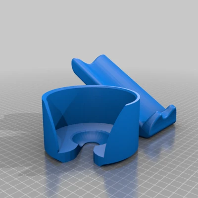 Chai rượu và giá đỡ kính