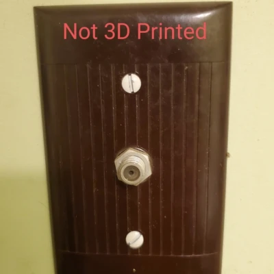 Bộ chuyển đổi tấm tường cáp đồng trục cho nắp