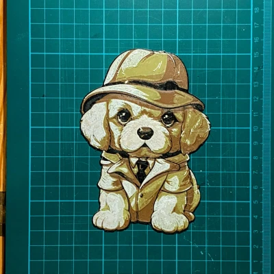 Thám tử Doggo - Nghệ thuật Hueforge