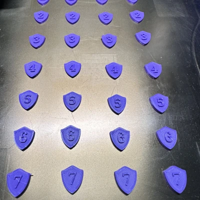 Trò chơi mã thông báo (Lorcana Health/Willpower và Sức mạnh)