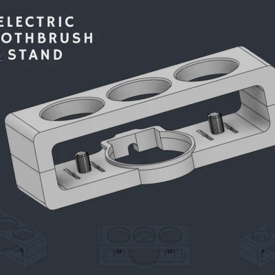 Bàn chải đánh răng điện/bến tàu bằng miệng-B