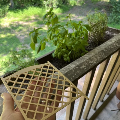 Mạng thu nhỏ để hỗ trợ thực vật