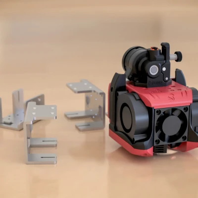 Mô hình CAD của whambam Universal x Tấm Gantry Tấm Rail Rail