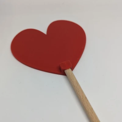 Trái tim trên một cây gậy/chỗ dựa cho photoboxes, đám cưới, kỷ niệm, các bữa tiệc