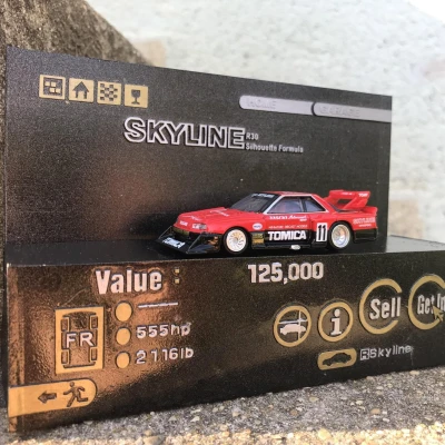 Gran Turismo 2 Nissan Skyline Displine Stand (nhiều màu đã sẵn sàng)