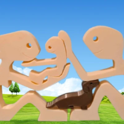 Tình yêu là một em bé và một con dachshund.