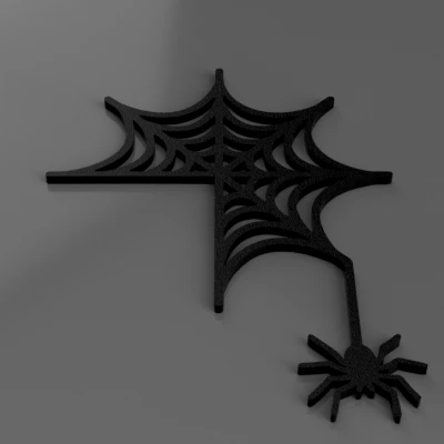Halloween Spider Door Góc trang trí
