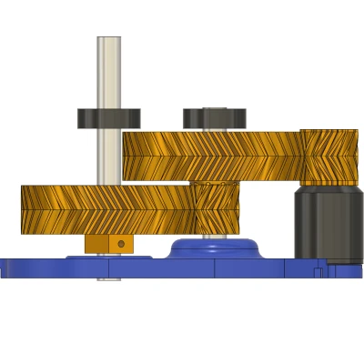 Hộp số xương cá không chổi than 14: 1
