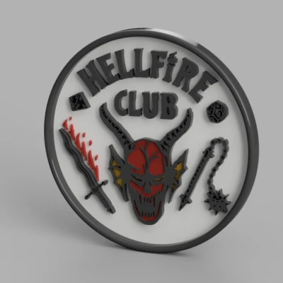 Stranger Things Coaster - Hellfire Club