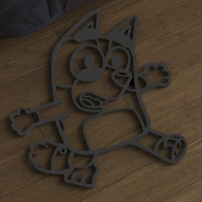 Bluey - nghệ thuật treo tường lô tô