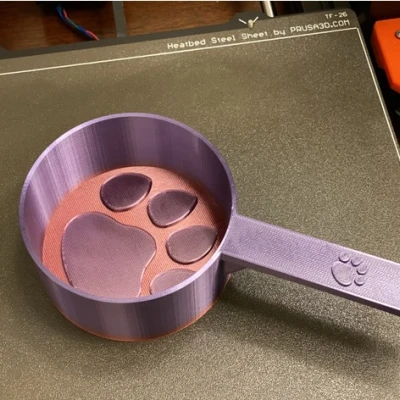 Paw in chó ăn thức ăn (1 cốc)