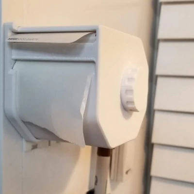 EZ Loading Wall Mount Label Dister (với tệp bước)