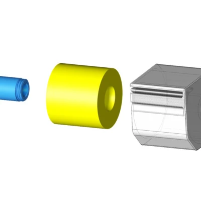 EZ Loading Wall Mount Label Dister (với tệp bước)