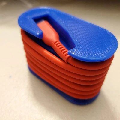 Cuộn cáp 1m cho cáp USB-C Red Red (phiên bản mới và cải tiến)