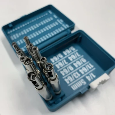 Vỏ mũi khoan tự trung tâm - nhiều màu