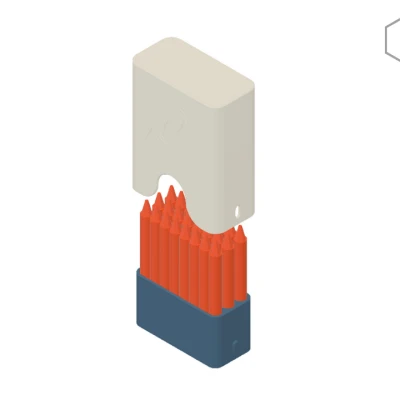 Trở lại trường học: Vỏ bút chì cho 24 gói bút màu