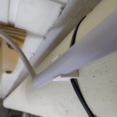 Clip ống 16mm đến ziptie | Clip ống cáp 16mm cho dây cáp